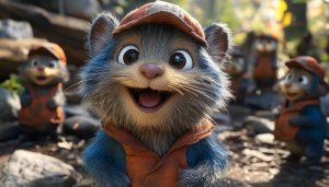 Cute Animal Animated Cartoon Wallpaper for Desktop & Mobile