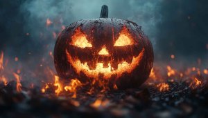 Halloween Pumpkin Wallpaper - Jack O'Lantern Desktop Backgrounds in 4K