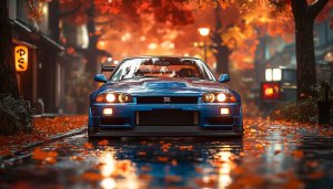 Nissan Skyline R32 Wallpaper - JDM Car Aesthetic Background