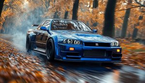 Nissan Skyline GTR Wallpaper: JDM Car 4K Desktop Background