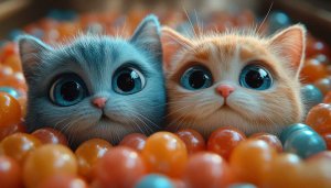 Cute Cat Wallpaper | Big Eyes Kitten 4k Wallpaper