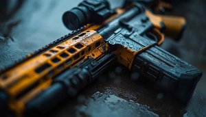 AR-15 Wallpaper: Tactical Rifle, Gun Wallpaper for Desktop, 4k