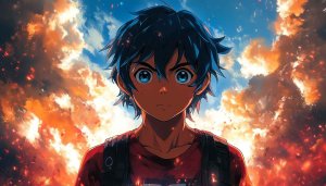 Anime Boy Wallpaper: Weathering with You Inspired Art