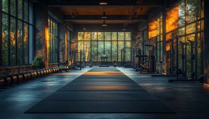 Gym Wallpaper: Fitness Center Interior 4K Wallpaper for Desktop