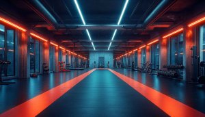 Gym Wallpaper: Modern Fitness Center, 4K, Desktop & Laptop Background