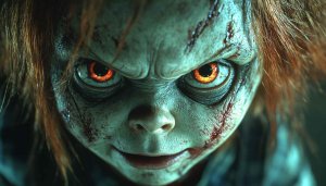Chucky Wallpaper: Terrifying Doll, Horror Movie, Halloween, 4K Resolution