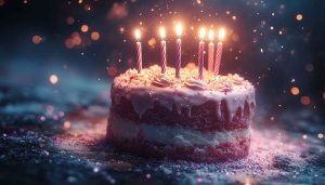 Birthday Cake Wallpaper: Celebration Theme, Party Cake Backgrounds