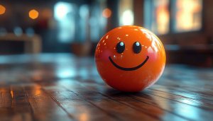 Orange Smiley Face Wallpaper For Phone And Desktop Backgrounds