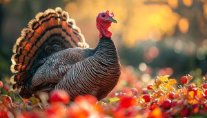 Thanksgiving Turkey Wallpaper: Autumn Landscape 4K for Desktop & Mobile