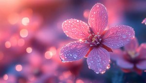 Pink Flower Wallpaper, Blossom, Nature, Petals, Desktop Wallpaper, Aesthetic