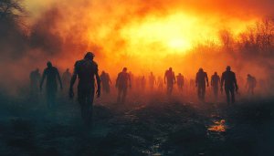 Zombie Apocalypse Wallpaper: Horror Background for Phone and Desktop 4K