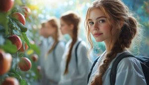 Girl Wallpaper, Braided Hairstyle, School Girl, 4K Wallpaper, Pretty Wallpaper