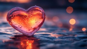 Heart Wallpaper: Romantic Love, Valentine's Day, Aesthetic Desktop Background