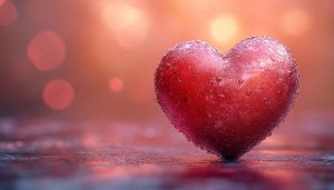 Valentine Love Heart Wallpaper - Romantic Backdrop for Desktop, Laptop