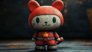 Doraemon Inspired Cat Cartoon Wallpaper, Android Wallpaper, Desktop Wallpaper