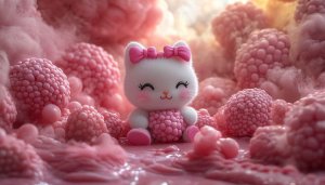 Cute Kitty Wallpaper: Kawaii Aesthetic Wallpaper for Phone and Desktop
