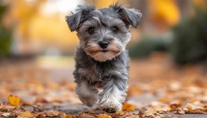 Cute Schnauzer Puppy Wallpaper, Dog Wallpaper For Desktop, 4k