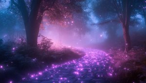 Enchanted Forest Wallpaper, Fantasy Nature, Magical Landscape Backgrounds