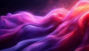 Aurora Aesthetic Wallpaper: Pink, Purple, Flowing Abstract 4k Background