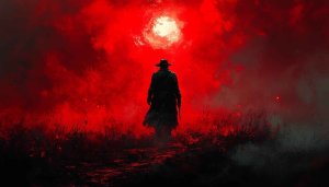 Red Dead Redemption Wallpaper, 4K Gaming Wallpaper, Cowboy Art