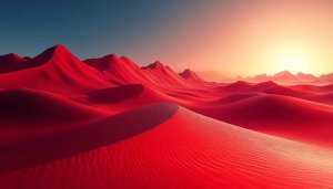 Red Desert Sunset Wallpaper, Nature Wallpaper, Landscape Wallpaper, 4k Wallpaper