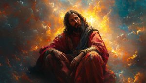 Jesus Christ Art Wallpaper, Christian Theme 4k Wallpaper for Desktop