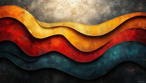 Abstract Texture Wallpaper: Modern Art Waves Background for Desktop