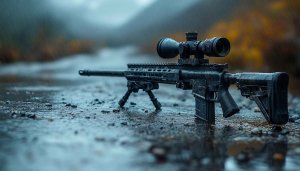 Sniper Rifle Wallpaper: Tactical, Gun, Military, Desktop Background, 4K