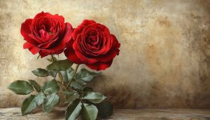 Red Rose Wallpaper, Romantic Flower Background, Aesthetic Floral Desktop Images