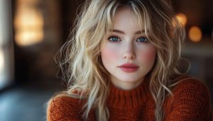 Blonde Woman Wallpaper, Girl Wallpaper, Portrait Wallpaper, Aesthetic Wallpaper 4k