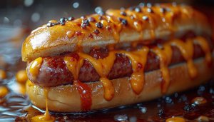 Delicious Hotdog Wallpaper: Food Wallpaper for Desktop and Mobile