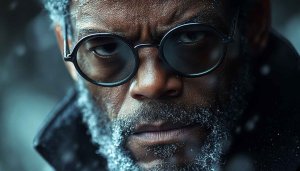 Samuel L Jackson wallpaper, actor wallpaper, 4K wallpaper, Portrait