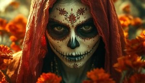 Dia de los Muertos Wallpaper, Day of the Dead Makeup