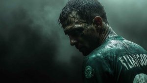 Soccer Player Wallpaper: Intense, Moody Football, Athlete 4k Wallpaper