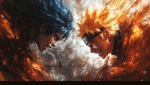 Naruto vs Sasuke Anime Wallpaper, HD Anime Wallpaper for Desktop