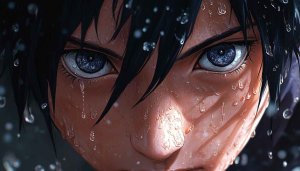 Anime Boy Crying Eyes Wallpaper, Emotional Anime Character Wallpaper