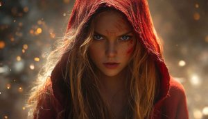 Red Riding Hood Wallpaper, Fantasy Girl, 4k Wallpaper for Desktop