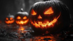Halloween Pumpkin Wallpaper: Spooky Jack-o'-Lanterns for Desktop, Laptop