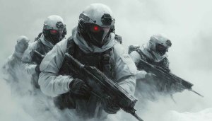 Futuristic Soldier Wallpaper: High Tech Military Wallpaper for Desktop & Mobile