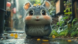 Cute Mouse Wallpaper: Adorable Animal Desktop Background in 4K