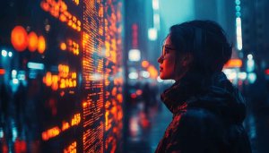 Cyberpunk City Wallpaper: Rain, Neon Lights, and Futuristic Ambience