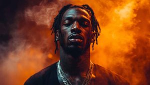 Cool Rapper Portrait Wallpaper, Celebrity Portrait, Black Men Wallpaper HD
