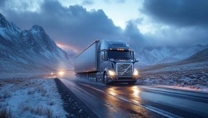 Truck Wallpaper: Semi Truck, Transport, Lorry, Mountain, Truck Wallpaper
