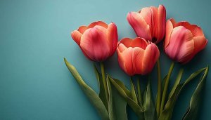 Tulip Wallpaper, Spring Flower, Floral Wallpaper, 4k Wallpaper, Background