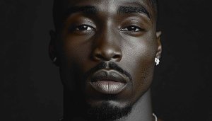 African Man Portrait Wallpaper, Model Wallpaper, Stylish Black Man