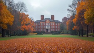 Autumn Building Wallpaper | Fall Season 4K Wallpaper For Desktop