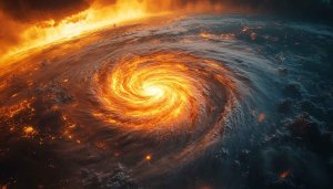 Fiery Planet 4K Wallpaper for Desktop & Mobile Background