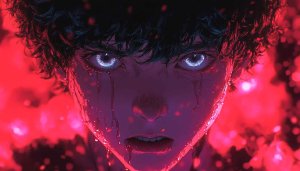 Anime Crying Eyes Wallpaper, Sad Anime Boy Background, 4K Anime