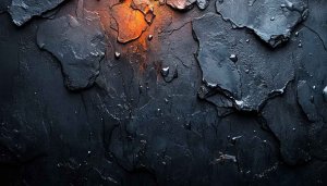 Black Stone Texture Wallpaper, Rock Background for Desktop, 4K UHD