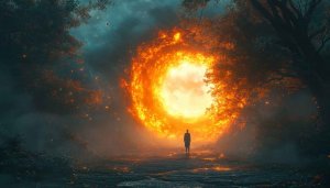 Portal Wallpaper, Fantasy Scenery, Abstract Background, 4k Resolution, Desktop Wallpaper